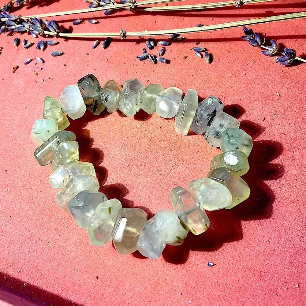 Blue-Green Aquamarine Bracelet